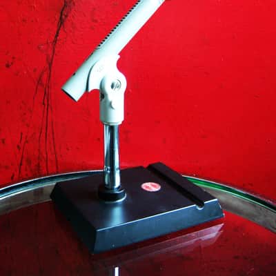 Vintage 1996 Electro-Voice RE10 Supercardioid Dynamic Microphone Low Z w mic clip & Atlas DS-2 desk stand RE11 RE15 RE16 RE18 Stevie Nicks # 4 image 15