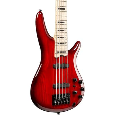 Ibanez ANB205 Adam Nitti Signature 5-String Bass Regular Transparent Wine Red Burst image 5