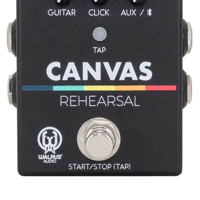 Walrus Audio CANVAS-REHEARSAL End-OF-Chain Rehearsal Pedal, Metronome W/ Tap Tempo, Headphone amp and Bluetooth streamer image 1