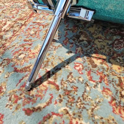 Fibes Austin-Era 16x22 Bass Drum 6-Ply Jasper Shell - Turquoise Sparkle W/ Bag (C013-43) image 5