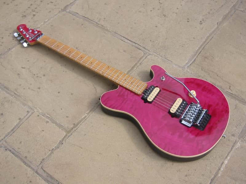 1991 MusicMan EVH Signature - Rare Magenta finish, immaculate & complete image 1