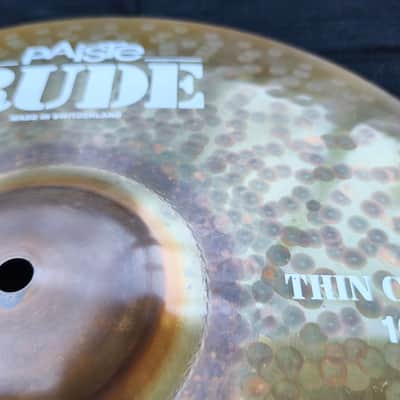 Paiste 16" RUDE Thin Crash Cymbal 1999 - Present - Raw image 8