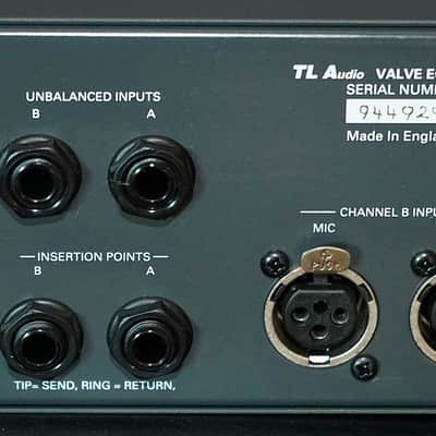 TL Audio EQ-1 Dual Valve Stereo Parametric Equalizer and Preamp w/48v phantom EQ image 8
