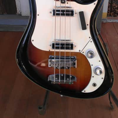 1967 Teisco EBX200 Bass  Sunburst-Mezurashi! image 3