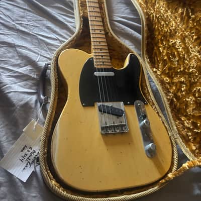 Fender Custom Shop 1951 Nocaster Relic Telecaster Blonde Ash Body Maple Neck COA Case image 2