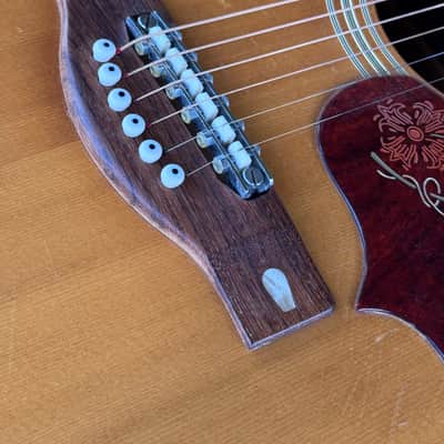 1970 Yamaha FG-300 Nippon Gakki Red Label Natural Original Case🔥 image 8