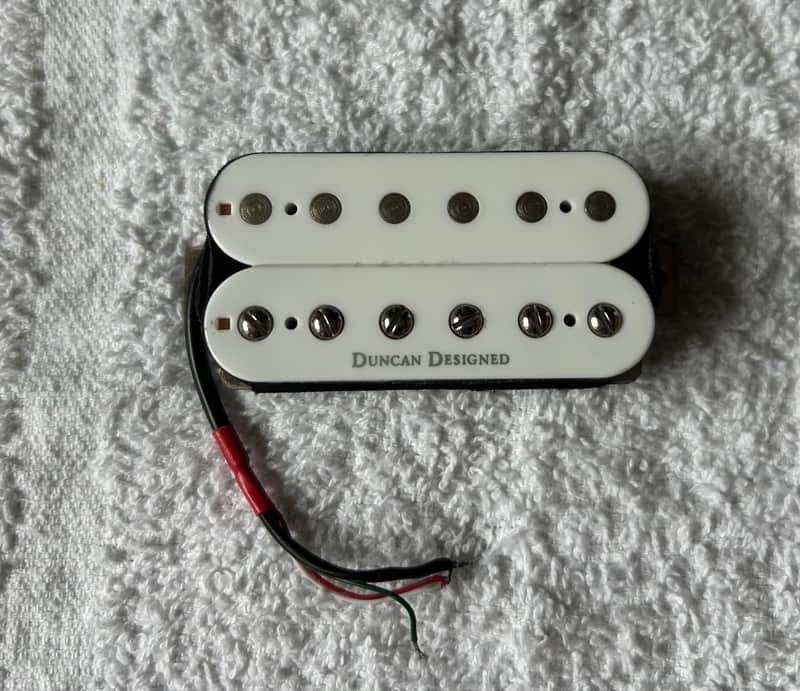 2000's Seymour Duncan Designed HB103B Bridge Guitar Pickup WHITE image 1