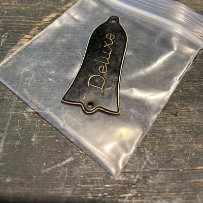 Gibson Les Paul Deluxe Truss Rod Cover 69 - blk image 1