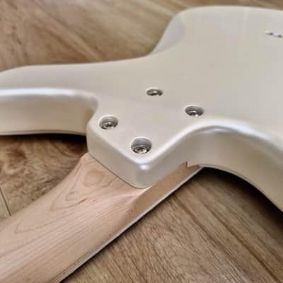 Tokyo Special Bacchus Handmade Surfbreaker Matte Pearl White Offset Jazzmaster Type Custom Shop Masterbuilt image 9