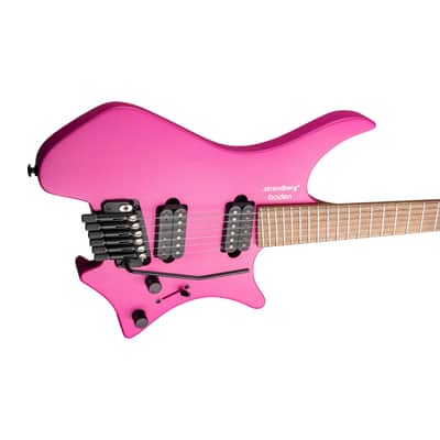Strandberg Boden Standard N2.6T Headless Multi-Scale Guitar w/ Seymour Duncan Pickups & Gig Bag - Electric Fuchsia Metallic image 6