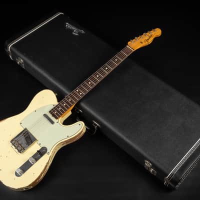 Fender Custom Shop '64 Reissue L-Series Telecaster RW Heavy Relic - Vintage White | USA 1964 Josefina Campos Handwound Pickups 3.39kg | CoA OHSC image 25