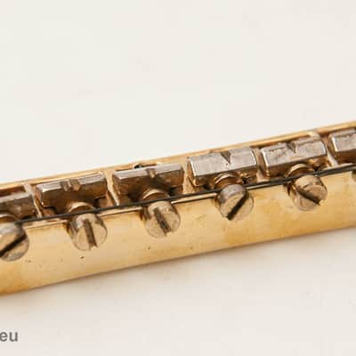 Original Gibson ABR 1 Bridge 1966-1970 Gold W/ original Thumbwheels image 3