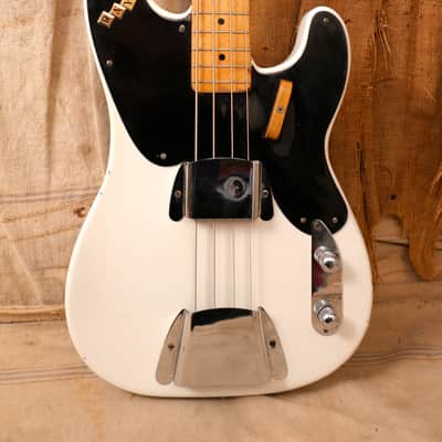 Fender Precision Bass 1952 - White - Refin image 2