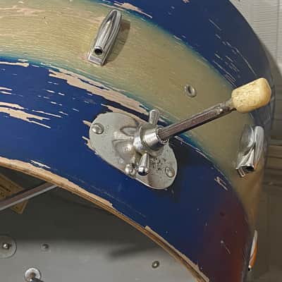 Rogers Swiv-O-Matic Bass Drum Spurs, 1960s - **RARE, Very Long** image 2