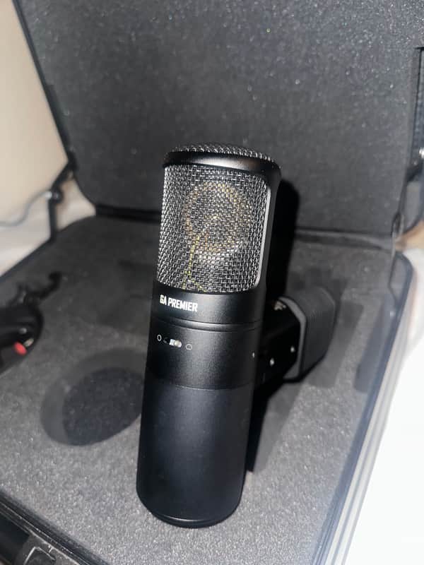 Golden Age Premier GA8000 Large Diaphragm Multipattern Tube Condenser Microphone 2020 - Present - Black image 1