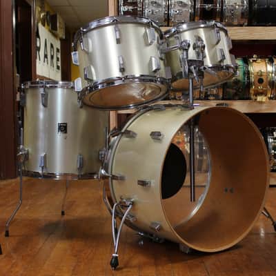 1970s Sonor Phonic Outfit in Metallic Silver 16x22 9x13 10x14 16x16 image 1