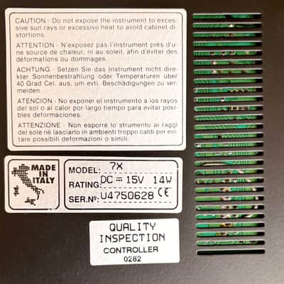 Rare Farfisa 7X (Italy, 1990) - Synthesizer Multi Purpose Module “Auto Orchestra” Groove Box! image 16