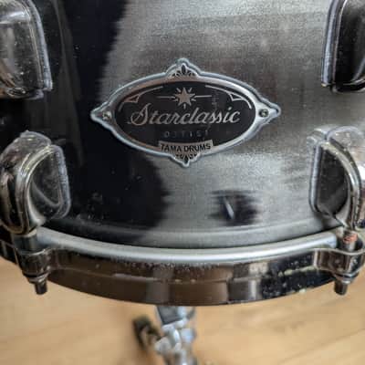 TAMA STARCLASSIC PERFORMER 6 PIECE HYPERDRIVE BIRCH / BUBINGA DRUM KIT MIDNIGHT SILVER MIST image 20
