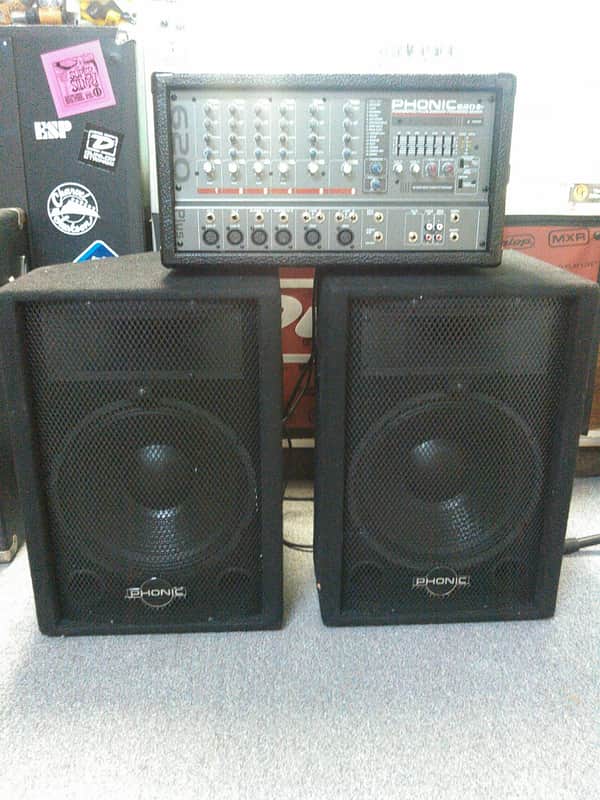 Phonic 620 Plus Powerpod Plus 2x100w Powered Mixer 6 Channel image 1