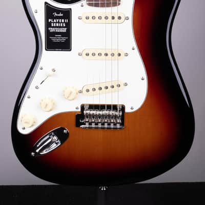 Fender Player II Stratocaster Left-Handed Electric Guitar - 3-Tone Sunburst with Rosewood Fingerboard image 1