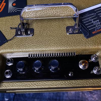 Mint MINT ! 2024 Gibson Falcon 5 1x10 Combo - Bizarre Guitar 50th Anniversary Limited Edition - Gold Top Vinyl Oxblood Grille - Celestion Creamback Speaker - Authorized Dealer image 10