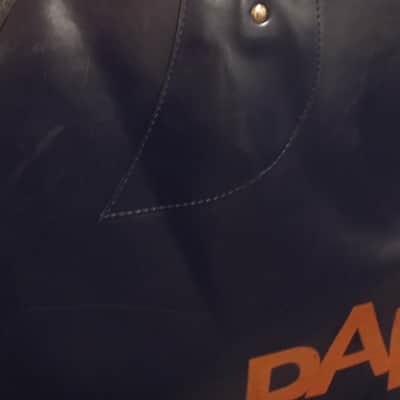 Paiste Rare,Vintage 22" Leatherette Premium Cymbal Bag 1982 - Dark Blue 🔵 / Orange 🧡 image 11