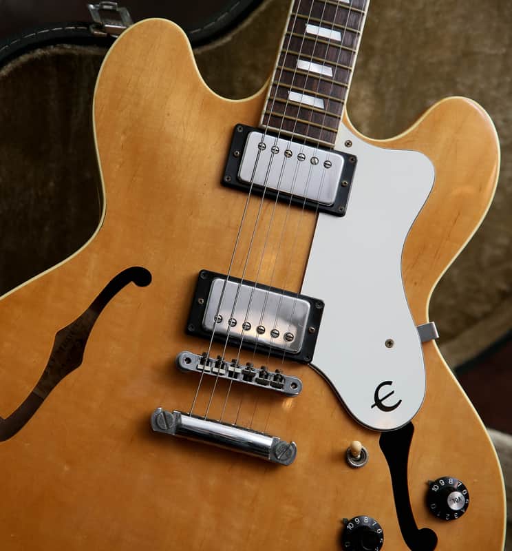 Rare 1984 Epiphone Riviera Japanese Matsumoku Natural & Original