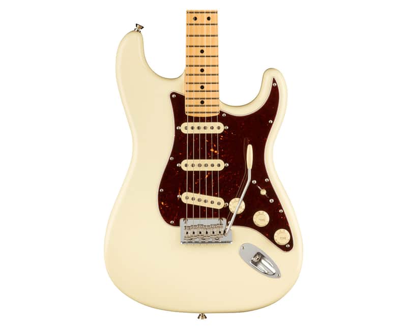 Used Fender American Professional II Stratocaster - Olympic White w/Maple FB image 1