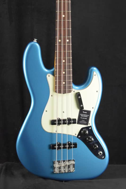 Mint Fender Vintera® II '60s Jazz Bass Rosewood Fingerboard Lake Placid Blue image 1