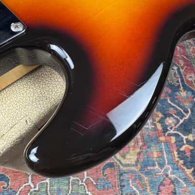 Fender Japan J-Craft Collection Medium Scale Jazz Bass Model JB45-M Sunburst - 2004-05 image 16