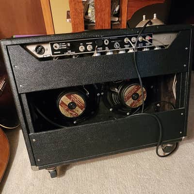Fender 1966 Vibrolux Reverb Amp All Original Jensens, Transformers, Vintage Tubes - Black Face image 9