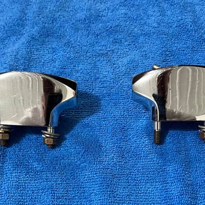 Sonor Phonic Floor Tom Leg Mounts/Spur Mounts 1978 - Chrome image 1