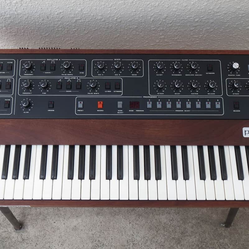 1982 – 1984 Sequential Prophet-5 Rev3.3 w/MIDI Walnut