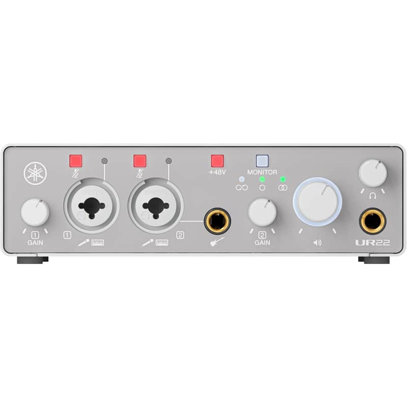 Yamaha UR22MK3 2-in/2-out USB-C Audio Interface - White image 1