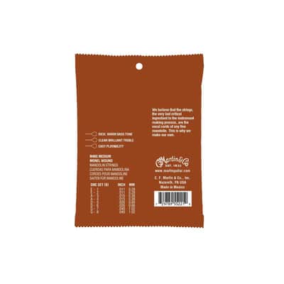 Martin M465 Retro Monel Mandolin Strings - .010-.034 Medium image 2