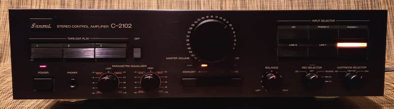 Sansui C-2102 Stereo Preamplifier * Mint Condition * image 1