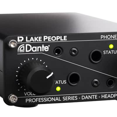 Lake People LP-G103-D HP Amp 2-Ch Two Outputs w/ Volume Control Dante Input USB Power image 3