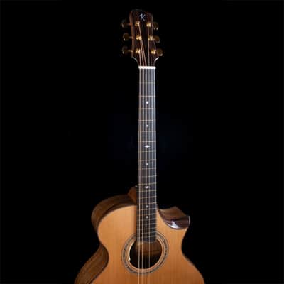 Knight SJ Concert Elite Koa and Cedar Handmade Guitar image 6