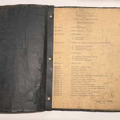 Ampex Model 300 Instruction Manual (Original 1952) image 2