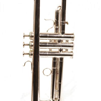F.E. Olds Custom-CHR "High Range" Trumpet; Ryan Kisor, Silver Plate, Fullerton, 1973 image 10