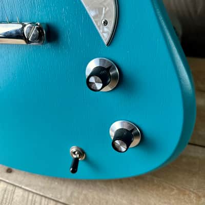 Used Dunable R2 (Riffs, Beards & Gear Guitar See Video!) - Satin Seafoam Turquoise image 4