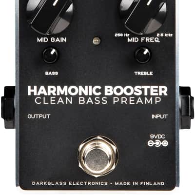 Darkglass Electronics Harmonic Booster Clean Bass Preamp - Black image 1