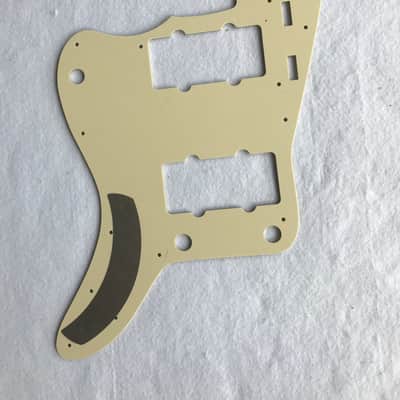 For Japan Jazzmaster Guitar Pickguard , 4 Ply Ivory White Pearl image 9