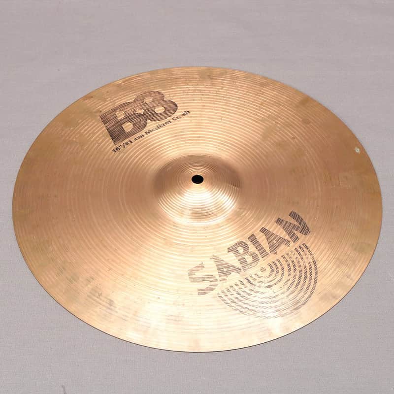 Sabian 16" B8 Medium Crash Cymbal 1990 - 2010 image 1