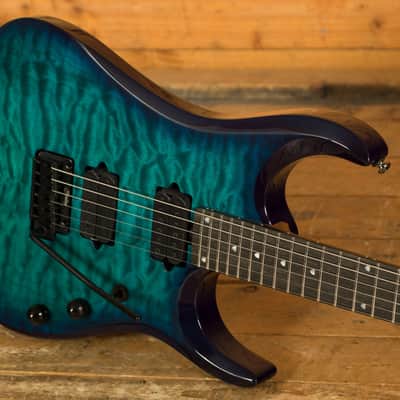Sterling John Petrucci JP150DQM JP150 DiMarzio - Quilted Cerulean Paradise image 5