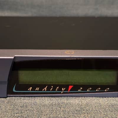 E-MU Systems Audity 2000 64-Voice Rackmount Synthesizer - Just missing Power knob1998 - 2000 - Blue image 2