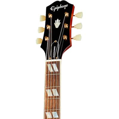 Epiphone Inspired by Gibson Hummingbird Acoustic-Electric Guitar - Aged Cherry Sunburst image 3