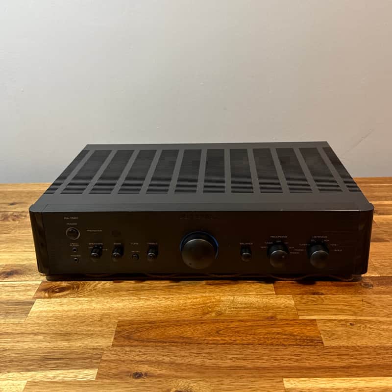 Rotel Ra 1520 Integrated Amplifier Phono Input Turntable Pre Out Black image 1