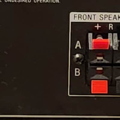 Sony Vintage Sony Model STR-615 Audio Video Control Center AM/FM Receiver Surround 90s  - Black metal image 8