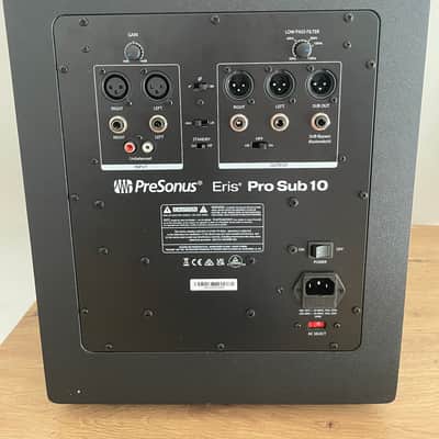 PreSonus Eris Pro Sub 10 Active Studio Subwoofer w/ Box, Footswitch & Cordial Cables image 2